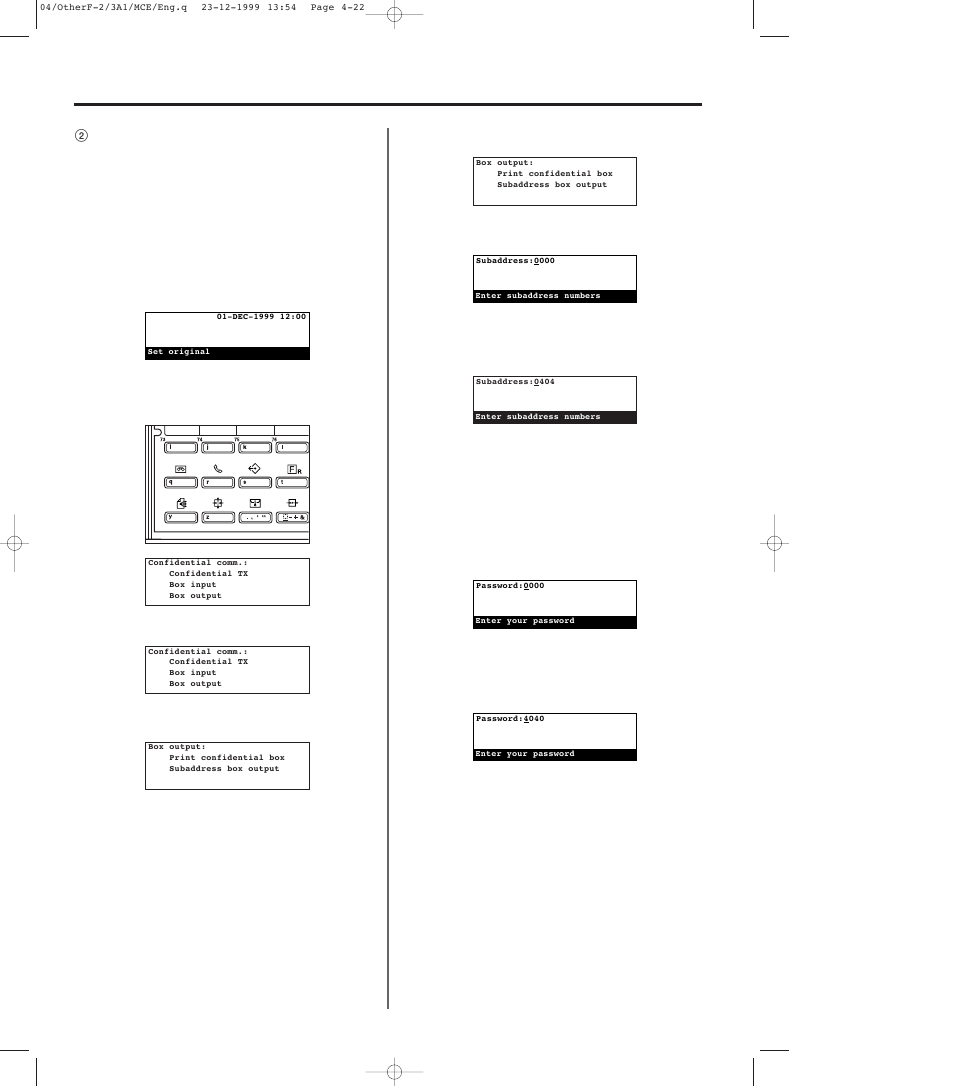2 printing out documents from an f-code box, Printing out documents from an f-code box -22, Received documents. (refer to | Printing out documents from, 2printing out documents from an f-code box | TA Triumph-Adler DC 2023 User Manual | Page 94 / 167
