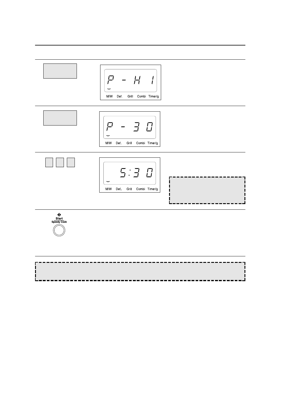 Cooking in one stage | Daewoo KQG-868G7S User Manual | Page 11 / 35