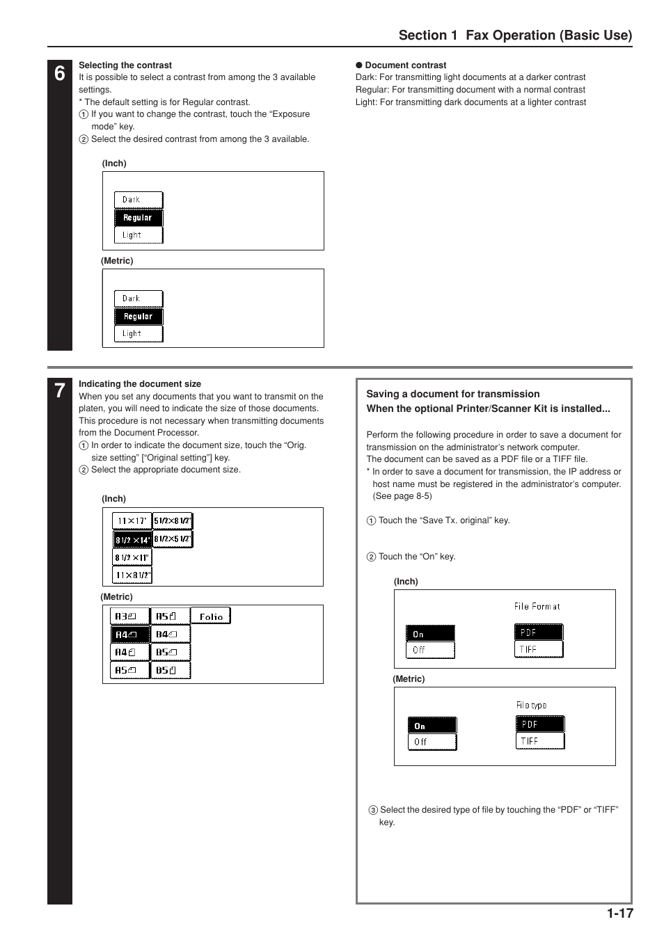 TA Triumph-Adler DC 2025 User Manual | Page 25 / 147