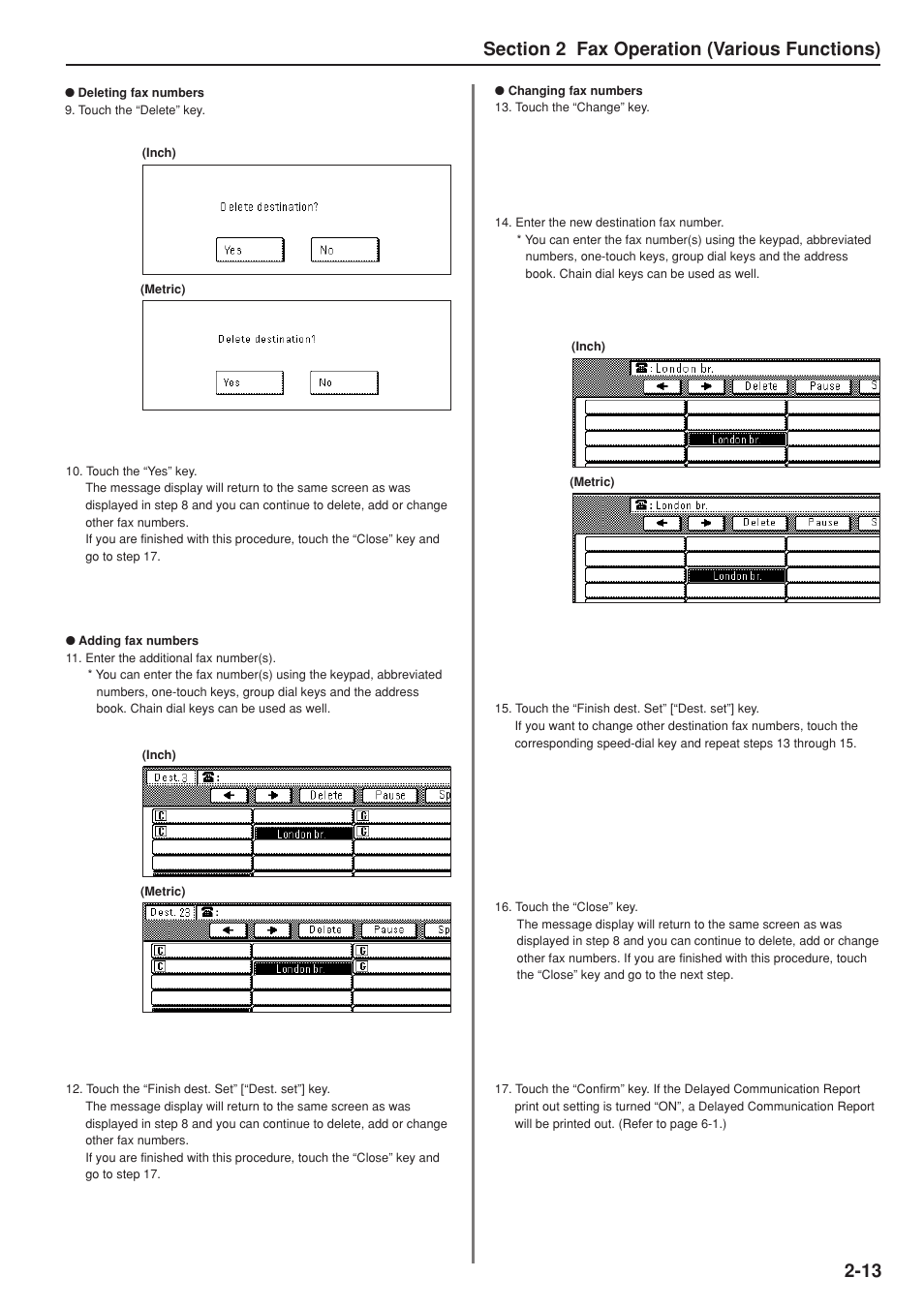 TA Triumph-Adler DC 2025 User Manual | Page 54 / 147