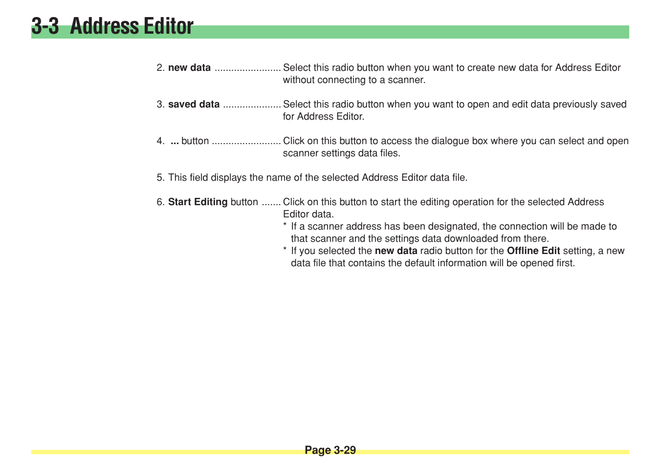 3 address editor | TA Triumph-Adler DC 2025 User Manual | Page 102 / 182