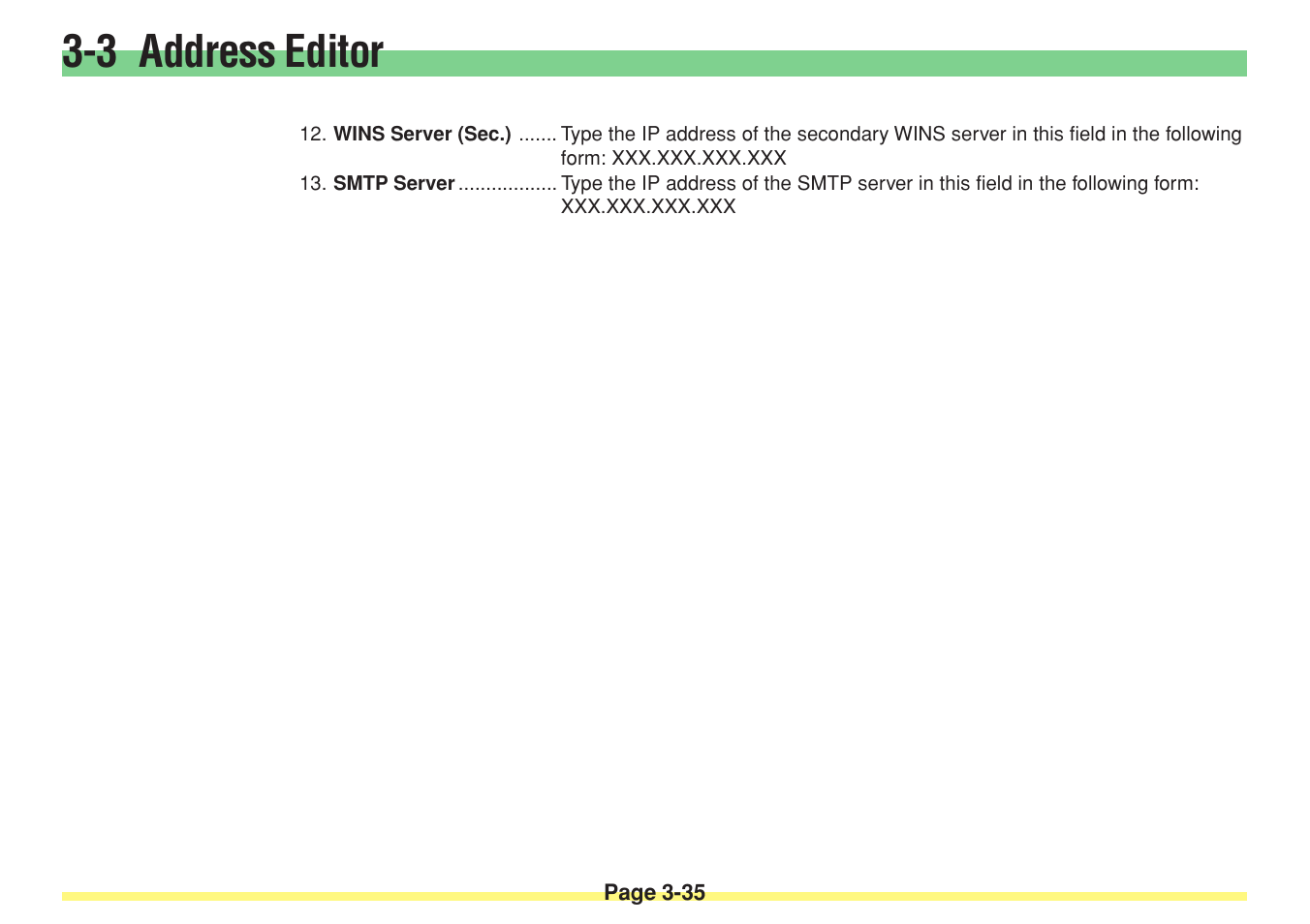3 address editor | TA Triumph-Adler DC 2025 User Manual | Page 108 / 182
