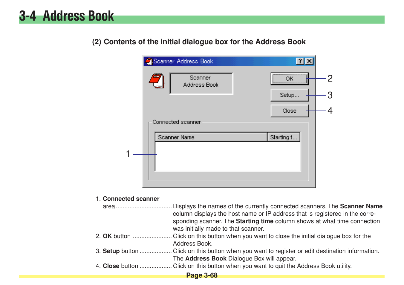 4 address book | TA Triumph-Adler DC 2025 User Manual | Page 141 / 182