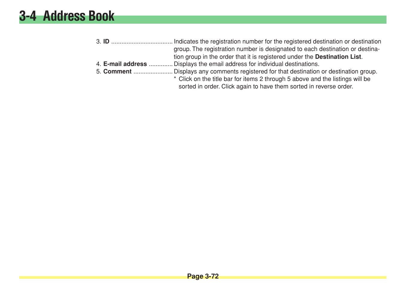 4 address book | TA Triumph-Adler DC 2025 User Manual | Page 145 / 182