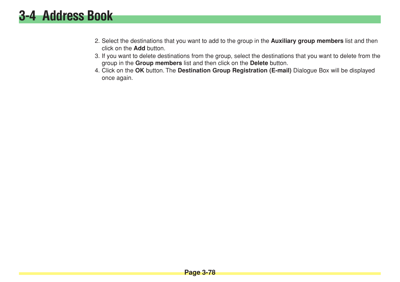 4 address book | TA Triumph-Adler DC 2025 User Manual | Page 151 / 182