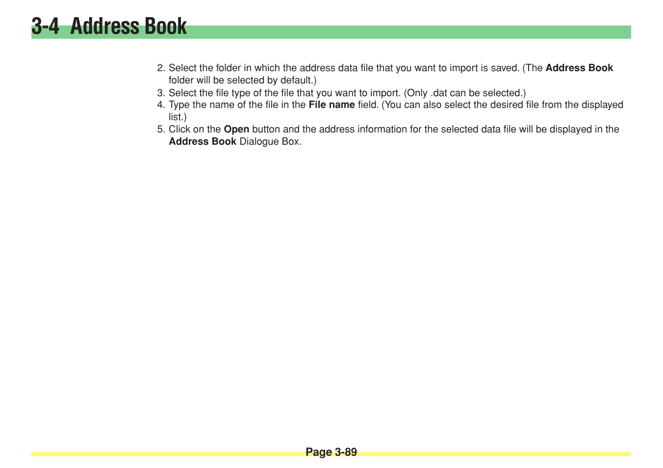 4 address book | TA Triumph-Adler DC 2025 User Manual | Page 162 / 182