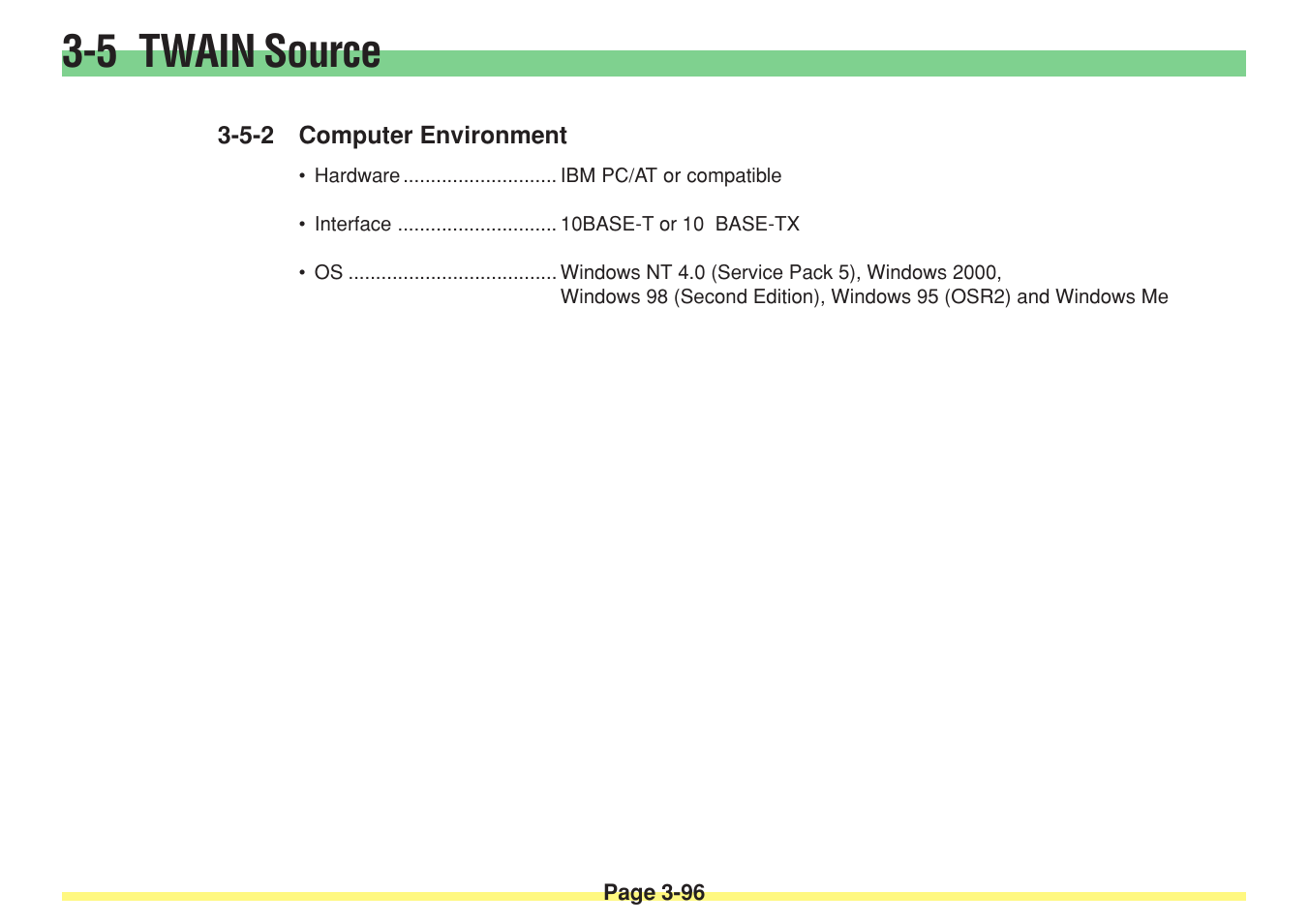 5-2 computer environment, Computer environment -96, 5 twain source | TA Triumph-Adler DC 2025 User Manual | Page 169 / 182