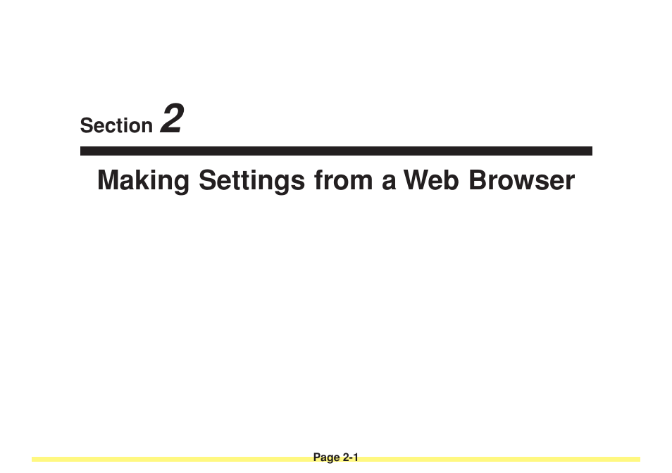 Section 2 making settings from a web browser, Making settings from a web browser -1 | TA Triumph-Adler DC 2025 User Manual | Page 37 / 182