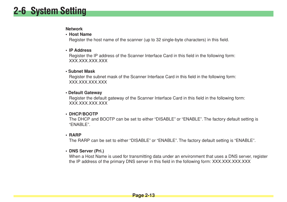 Make network- related settings, 6 system setting | TA Triumph-Adler DC 2025 User Manual | Page 49 / 182