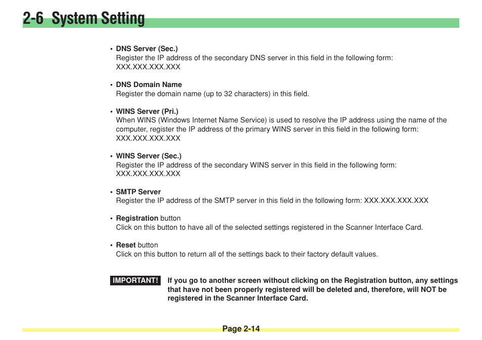 6 system setting | TA Triumph-Adler DC 2025 User Manual | Page 50 / 182