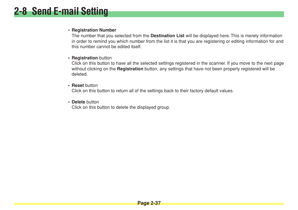 8 send e-mail setting | TA Triumph-Adler DC 2025 User Manual | Page 73 / 182