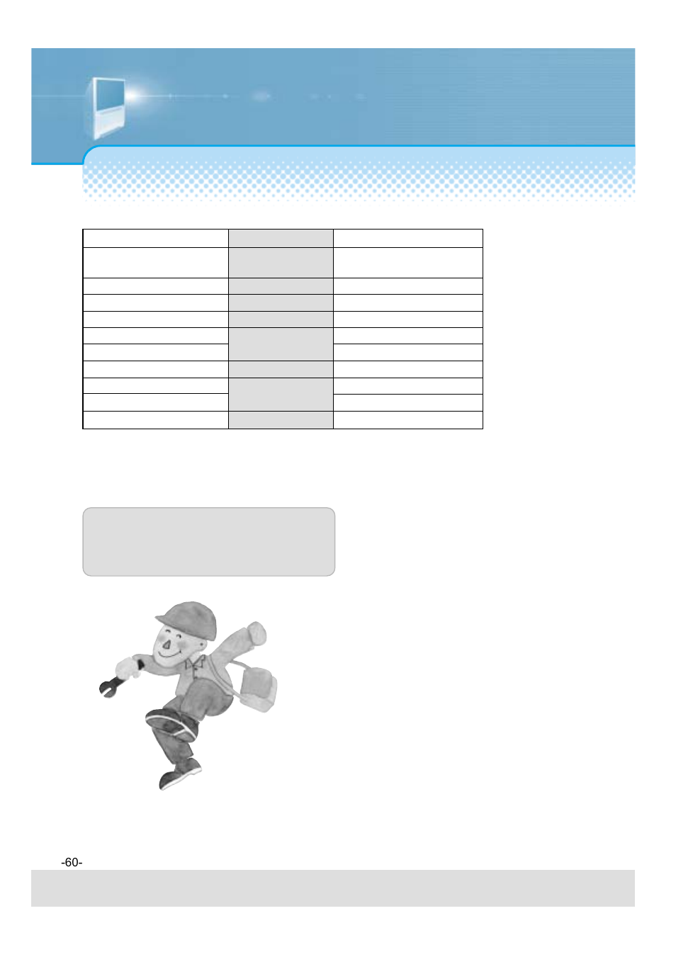 Standard of product | Daewoo 5520CRA User Manual | Page 61 / 61