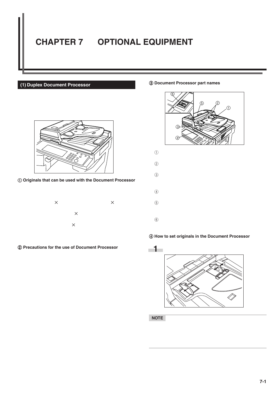 Chapter 7 optional equipment | TA Triumph-Adler DC 2025 User Manual | Page 113 / 139