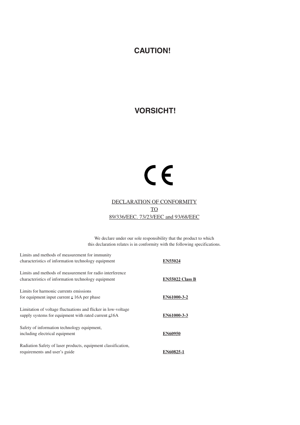 Caution, Vorsicht | TA Triumph-Adler DC 2025 User Manual | Page 137 / 139