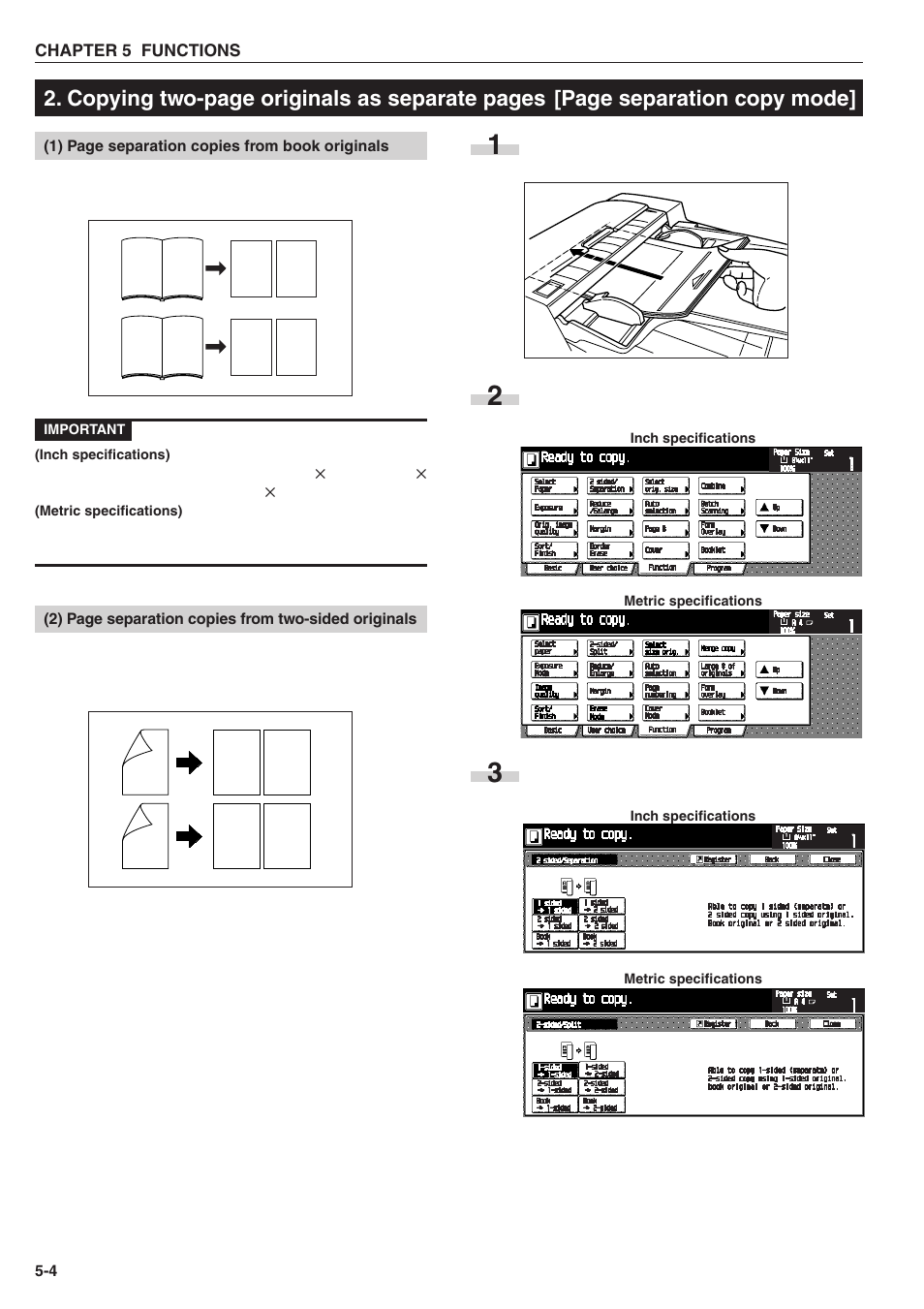 TA Triumph-Adler DC 2025 User Manual | Page 36 / 139