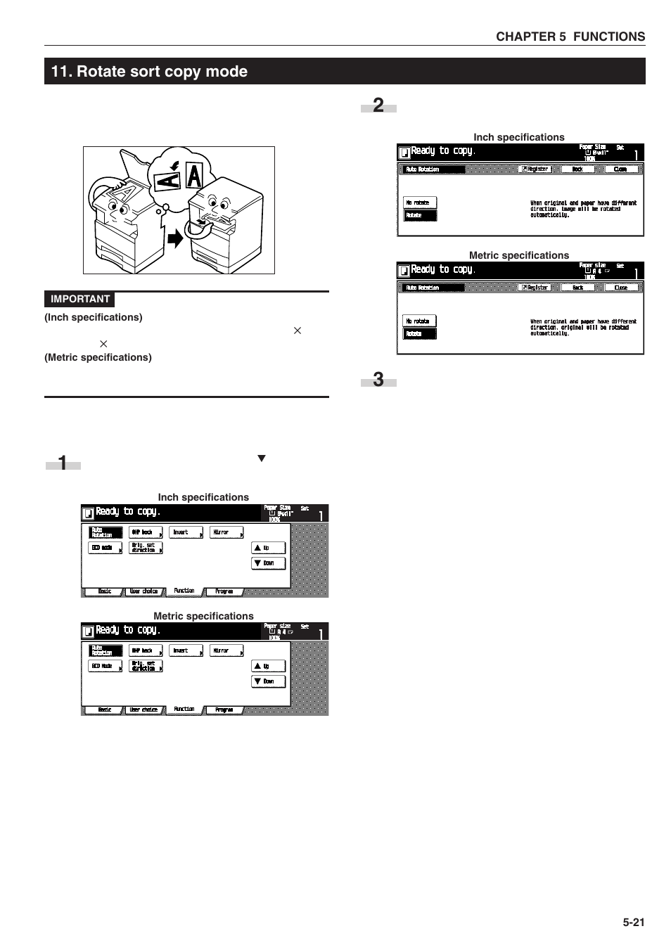 Rotate sort copy mode | TA Triumph-Adler DC 2025 User Manual | Page 53 / 139