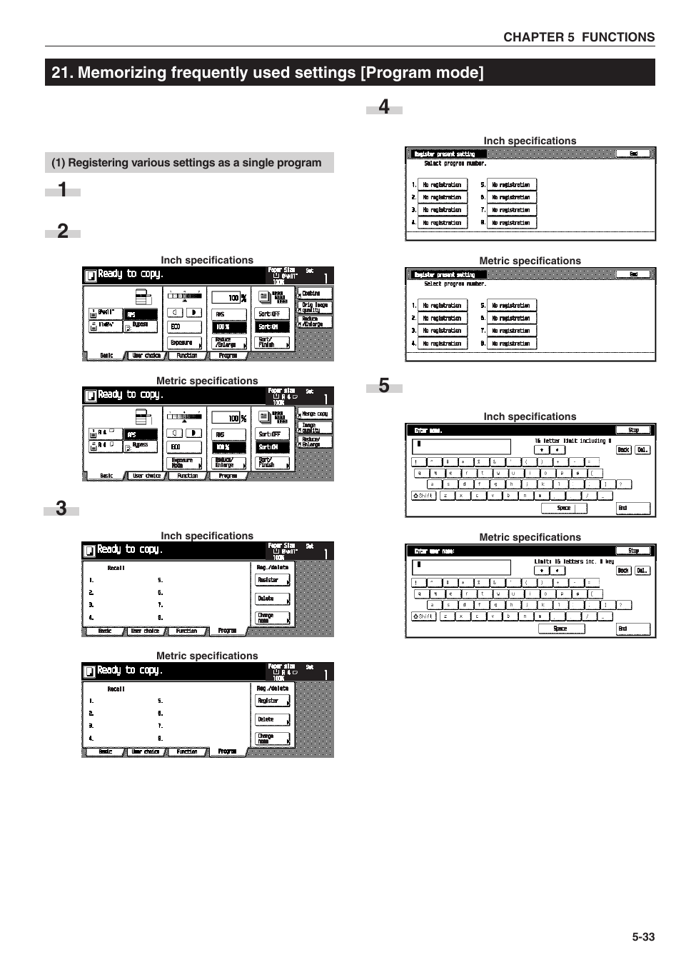 TA Triumph-Adler DC 2025 User Manual | Page 65 / 139