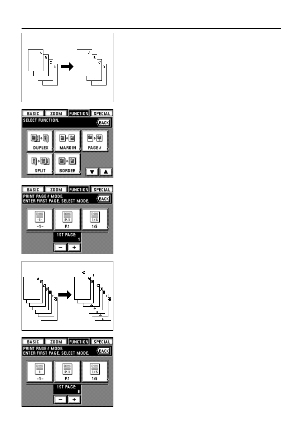 Functions | TA Triumph-Adler DC 2042 User Manual | Page 30 / 109