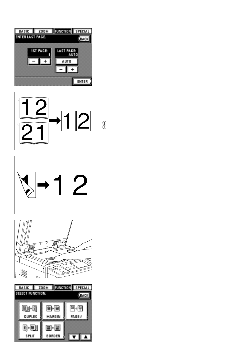 Functions | TA Triumph-Adler DC 2042 User Manual | Page 31 / 109