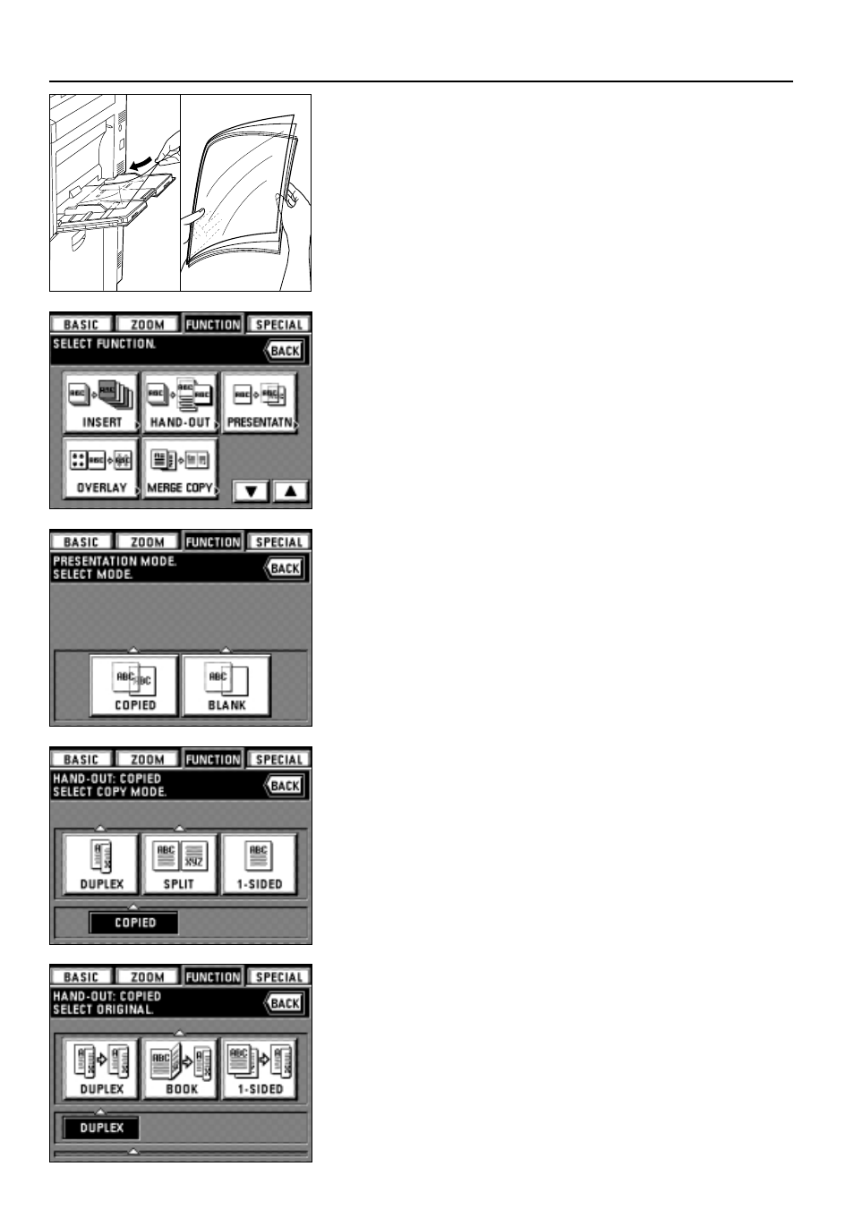 Functions | TA Triumph-Adler DC 2042 User Manual | Page 39 / 109