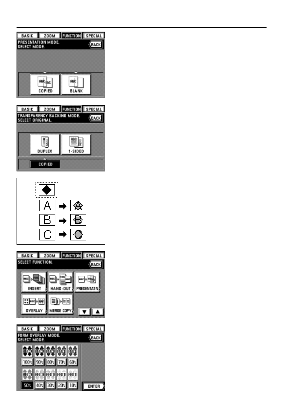 12) making image overlay [form overlay, Functions | TA Triumph-Adler DC 2042 User Manual | Page 41 / 109