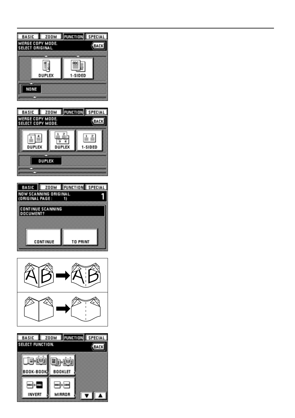 Functions | TA Triumph-Adler DC 2042 User Manual | Page 43 / 109