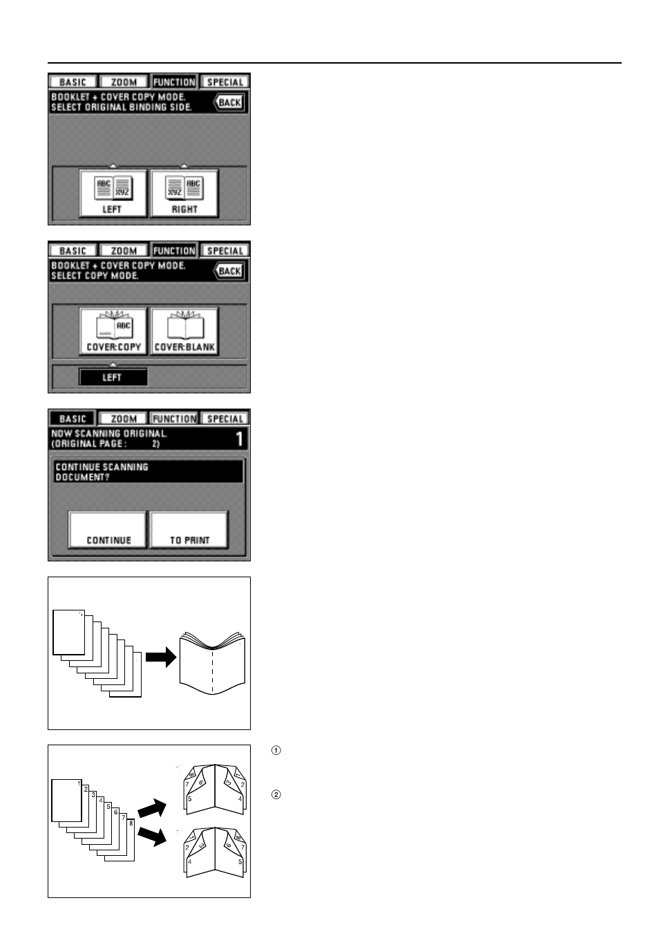 Functions | TA Triumph-Adler DC 2042 User Manual | Page 44 / 109