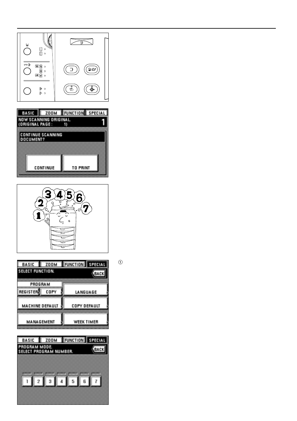 1 how to register settings, Functions | TA Triumph-Adler DC 2042 User Manual | Page 49 / 109