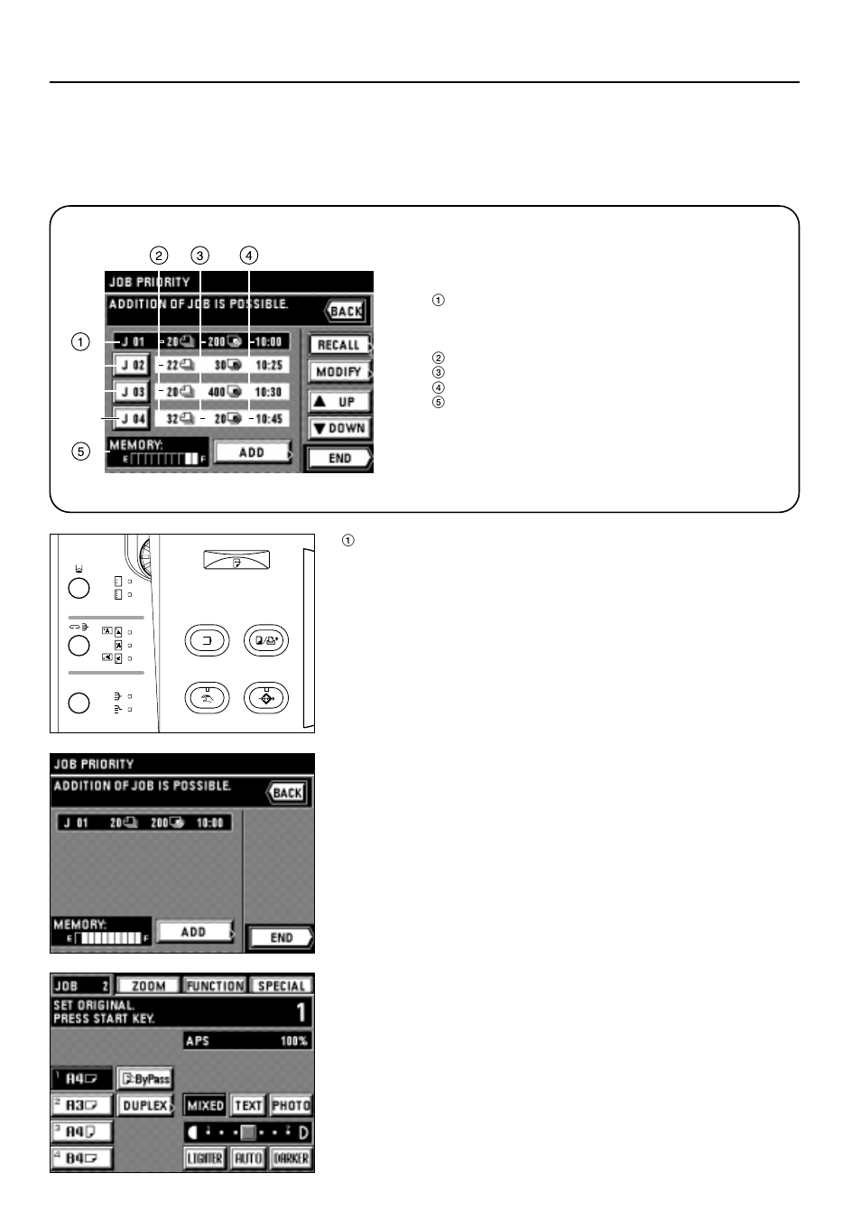 Applicable copy modes, 1 add job | TA Triumph-Adler DC 2042 User Manual | Page 53 / 109