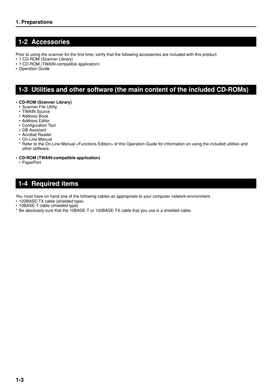 2 accessories, 4 required items | TA Triumph-Adler DC 2045 User Manual | Page 10 / 32
