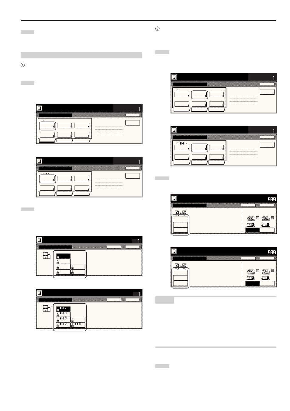 2) selecting the settings and functions, Ready to job build, Metric specifications | TA Triumph-Adler DC 2045 User Manual | Page 105 / 244