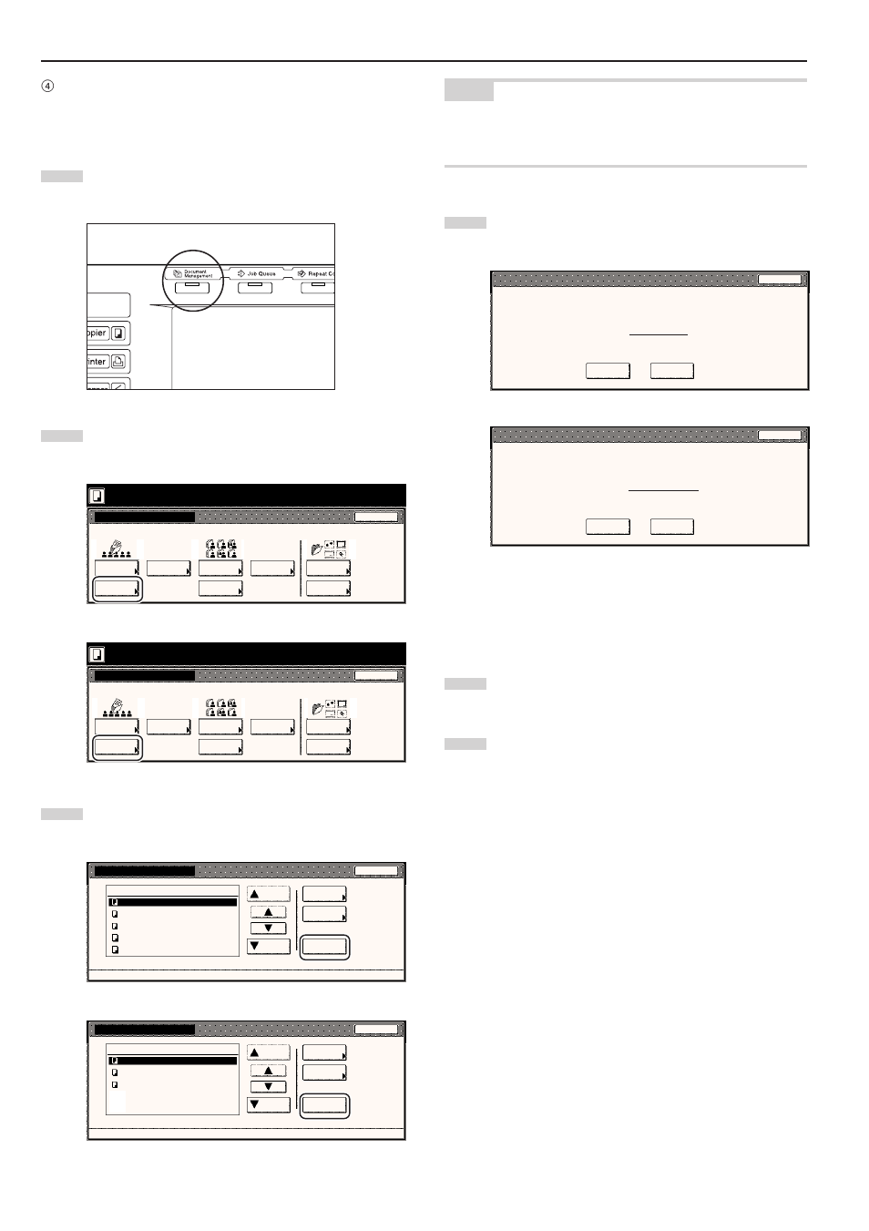 Select function | TA Triumph-Adler DC 2045 User Manual | Page 120 / 244