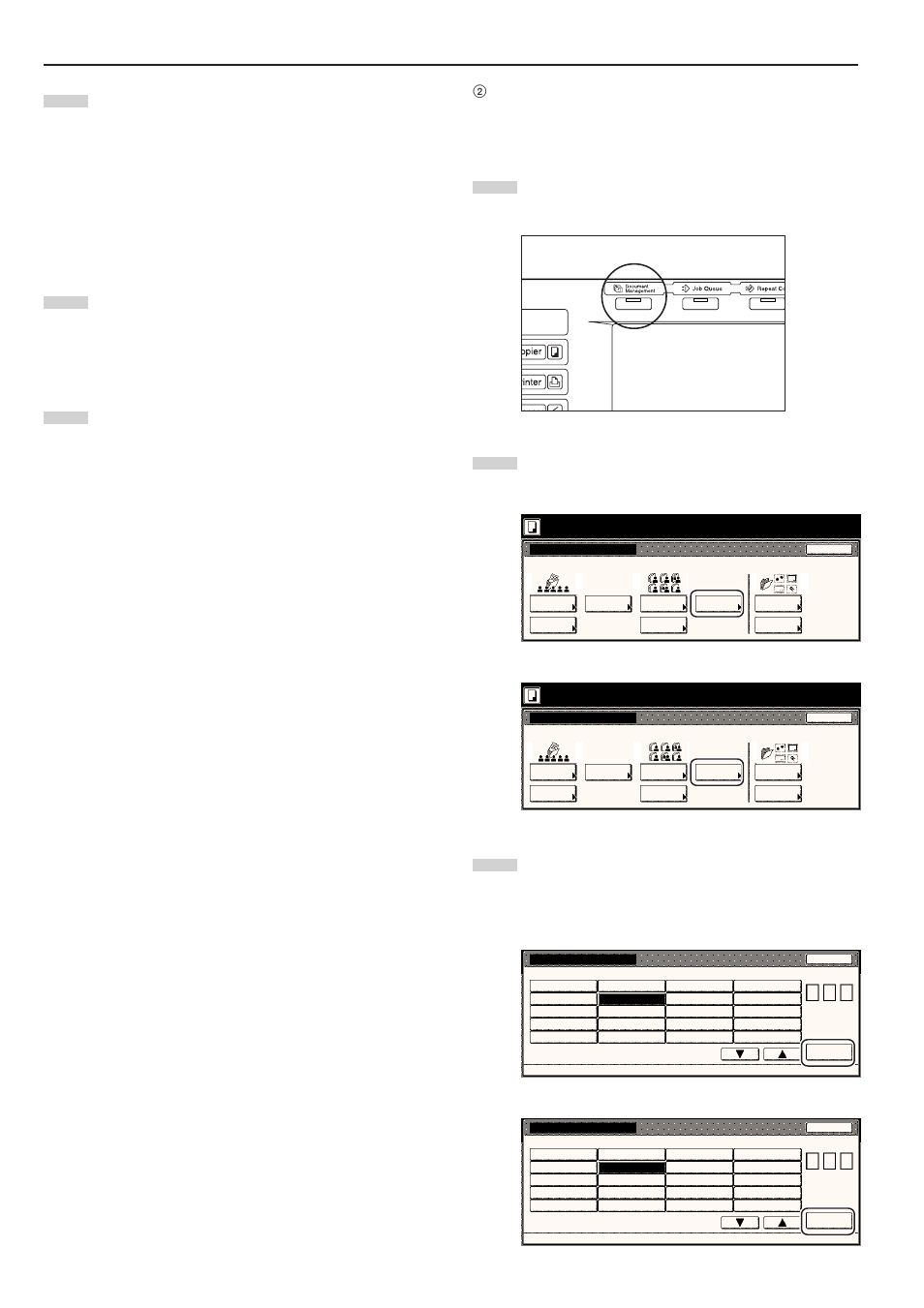 Select function | TA Triumph-Adler DC 2045 User Manual | Page 122 / 244