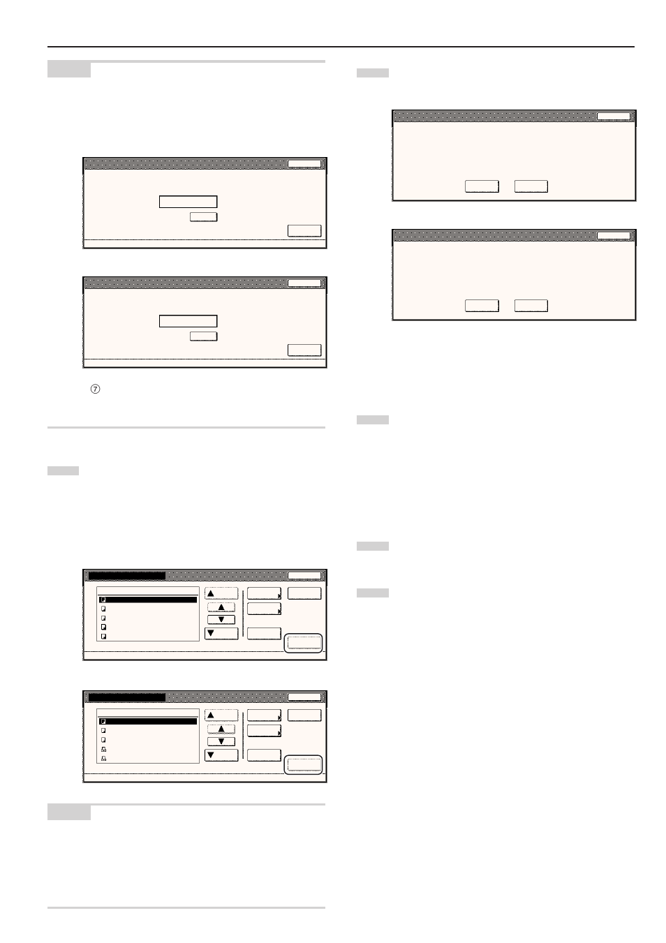 Metric specifications, Press the [start] key. print out will start | TA Triumph-Adler DC 2045 User Manual | Page 123 / 244