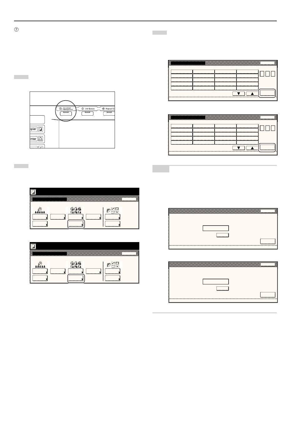 Select function, Metric specifications | TA Triumph-Adler DC 2045 User Manual | Page 130 / 244