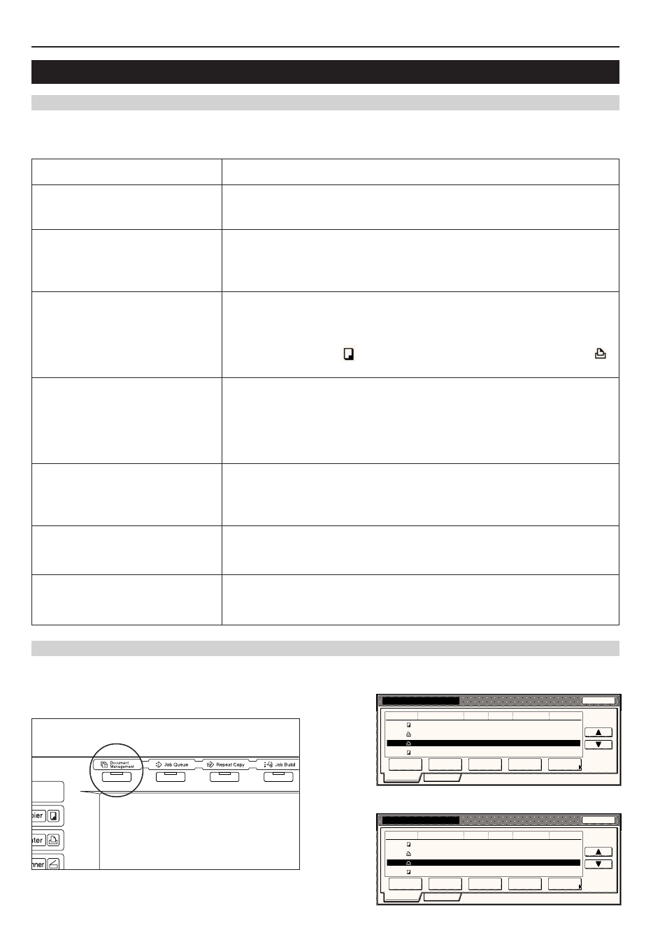 Output management functions, 1) what are the “output management” functions, 2) display of the output management functions | TA Triumph-Adler DC 2045 User Manual | Page 132 / 244