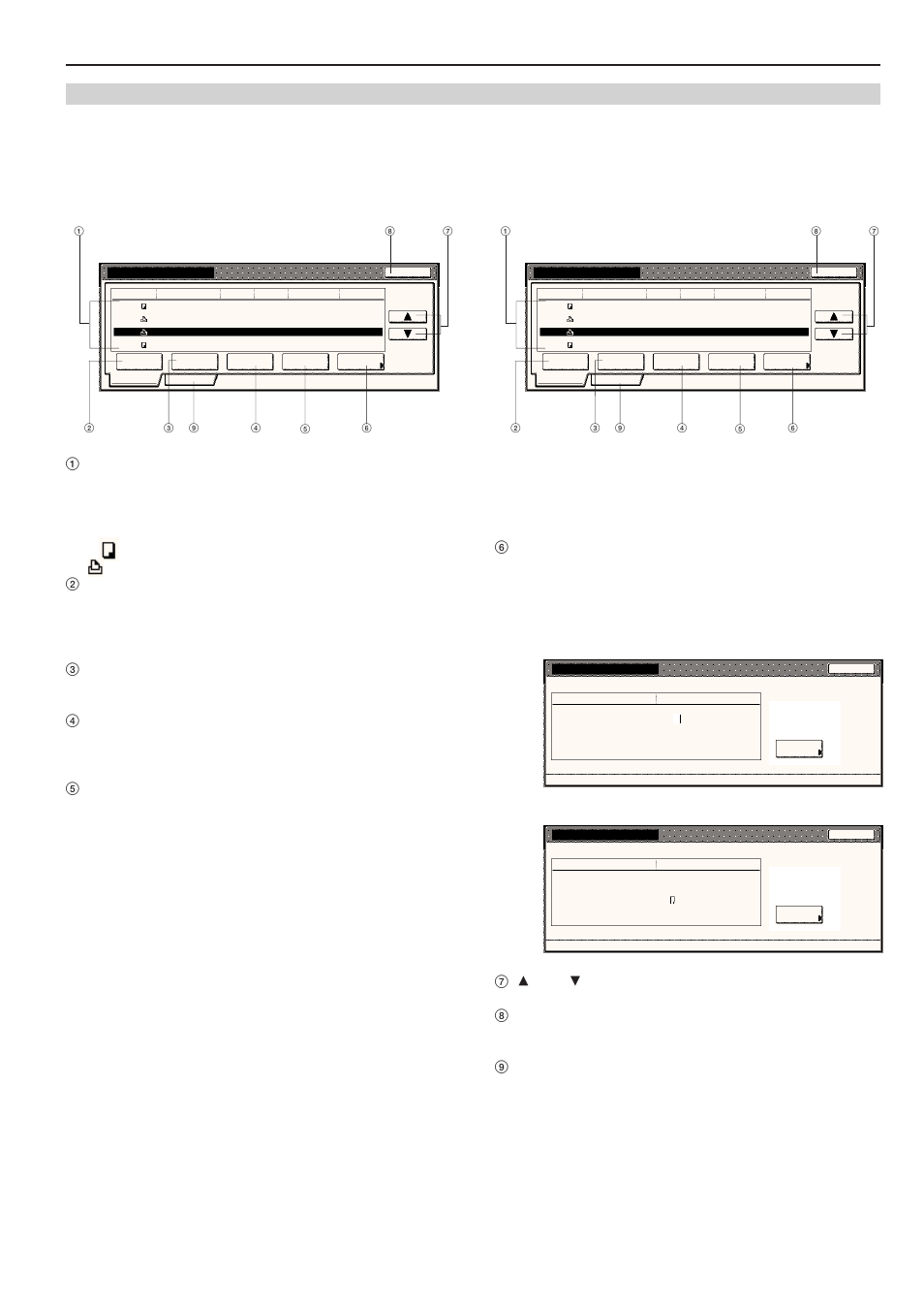 3) the “print status” screen, Metric specifications, Inch specifications metric specifications | TA Triumph-Adler DC 2045 User Manual | Page 133 / 244