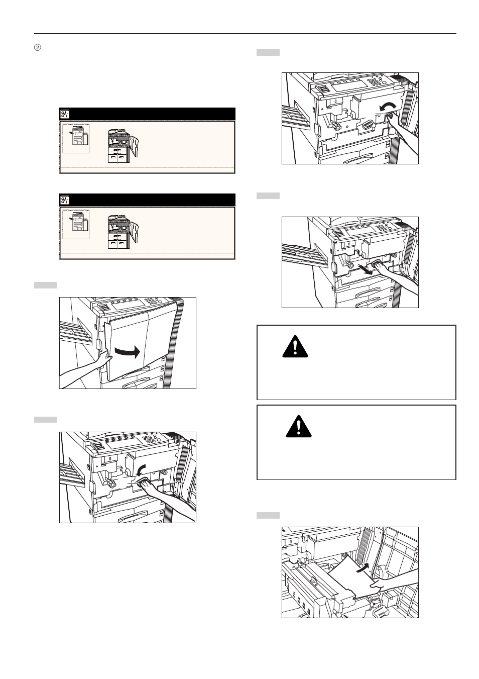 Warning, Caution | TA Triumph-Adler DC 2045 User Manual | Page 227 / 244