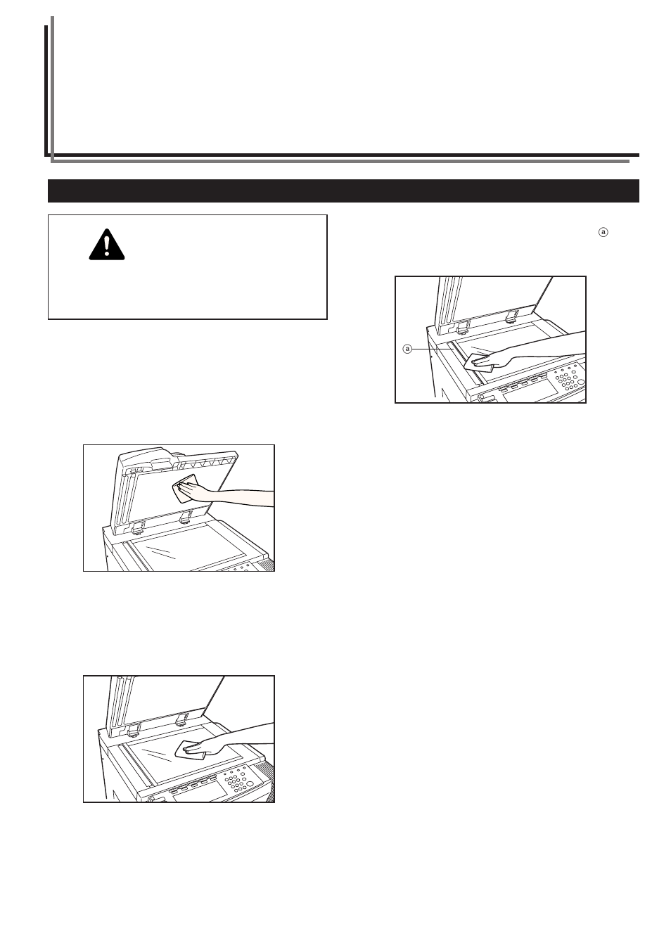 Caution, Cleaning the copier | TA Triumph-Adler DC 2045 User Manual | Page 235 / 244