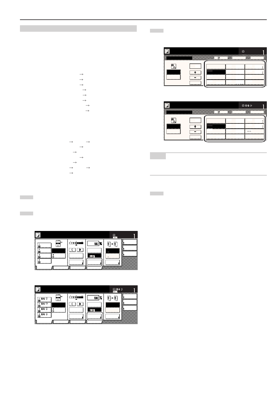 3) preset zoom mode, Ready to copy, X 14" r 8 | Set the original to be copied | TA Triumph-Adler DC 2045 User Manual | Page 37 / 244