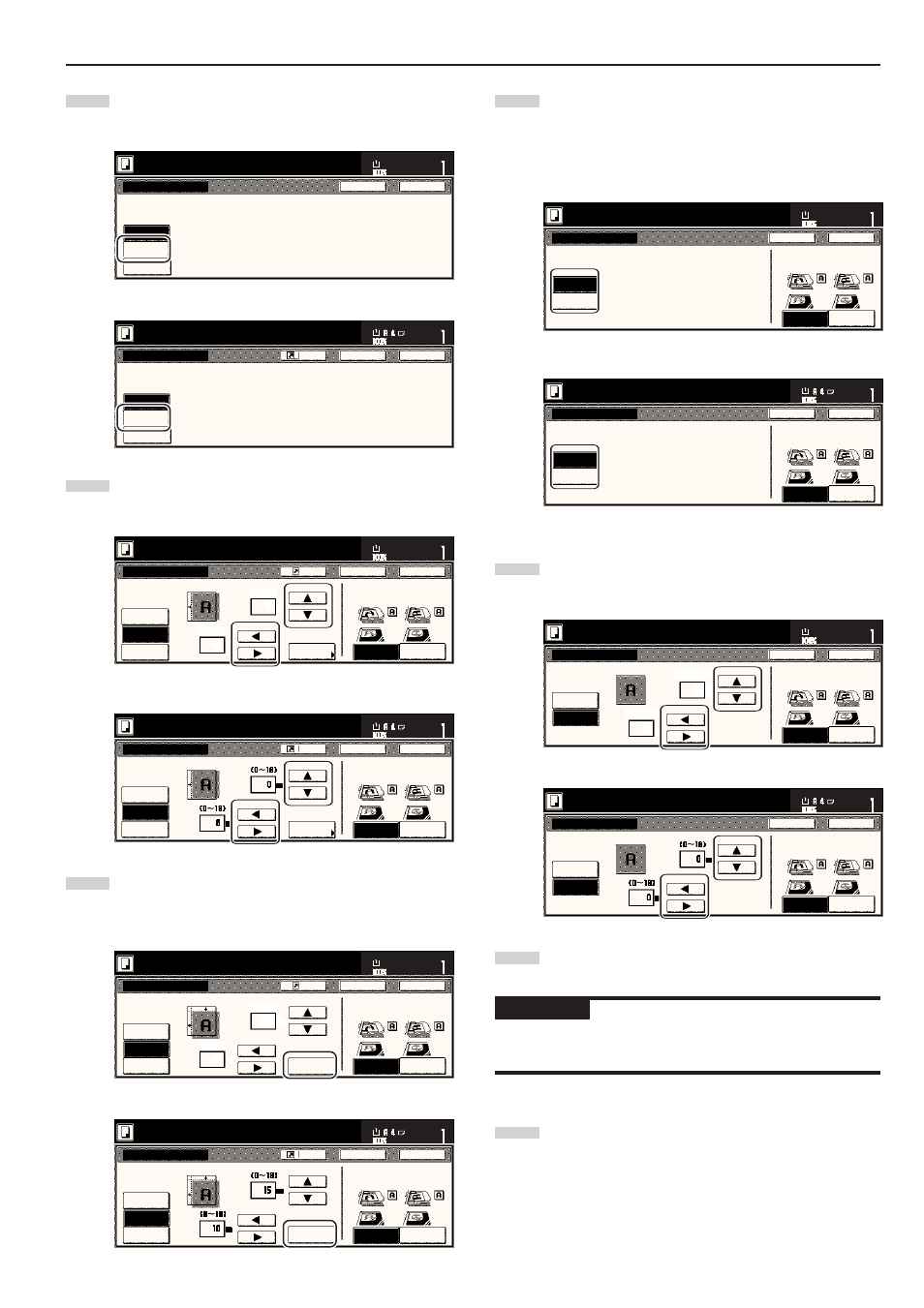 Ready to copy, Metric specifications, Press the [start] key. copying will start | TA Triumph-Adler DC 2045 User Manual | Page 49 / 244
