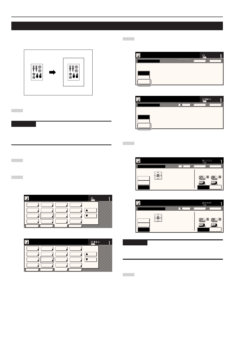 Ready to copy, Metric specifications, Press the [start] key. copying will start | TA Triumph-Adler DC 2045 User Manual | Page 50 / 244