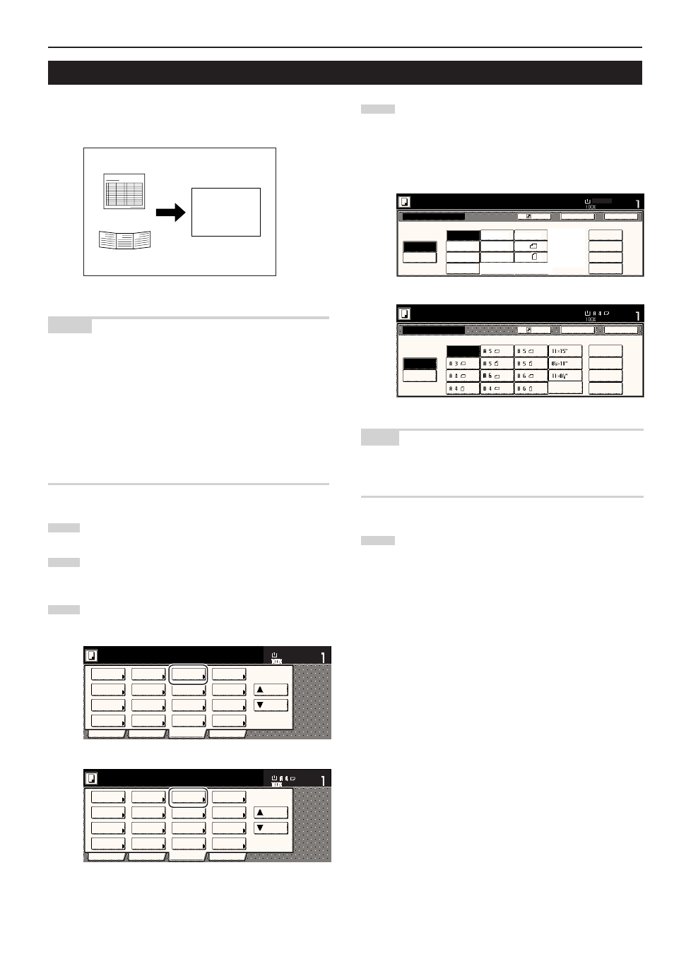 Original size selection mode, X 11" a4, Ready to copy | Set the originals to be copied, Metric specifications | TA Triumph-Adler DC 2045 User Manual | Page 77 / 244