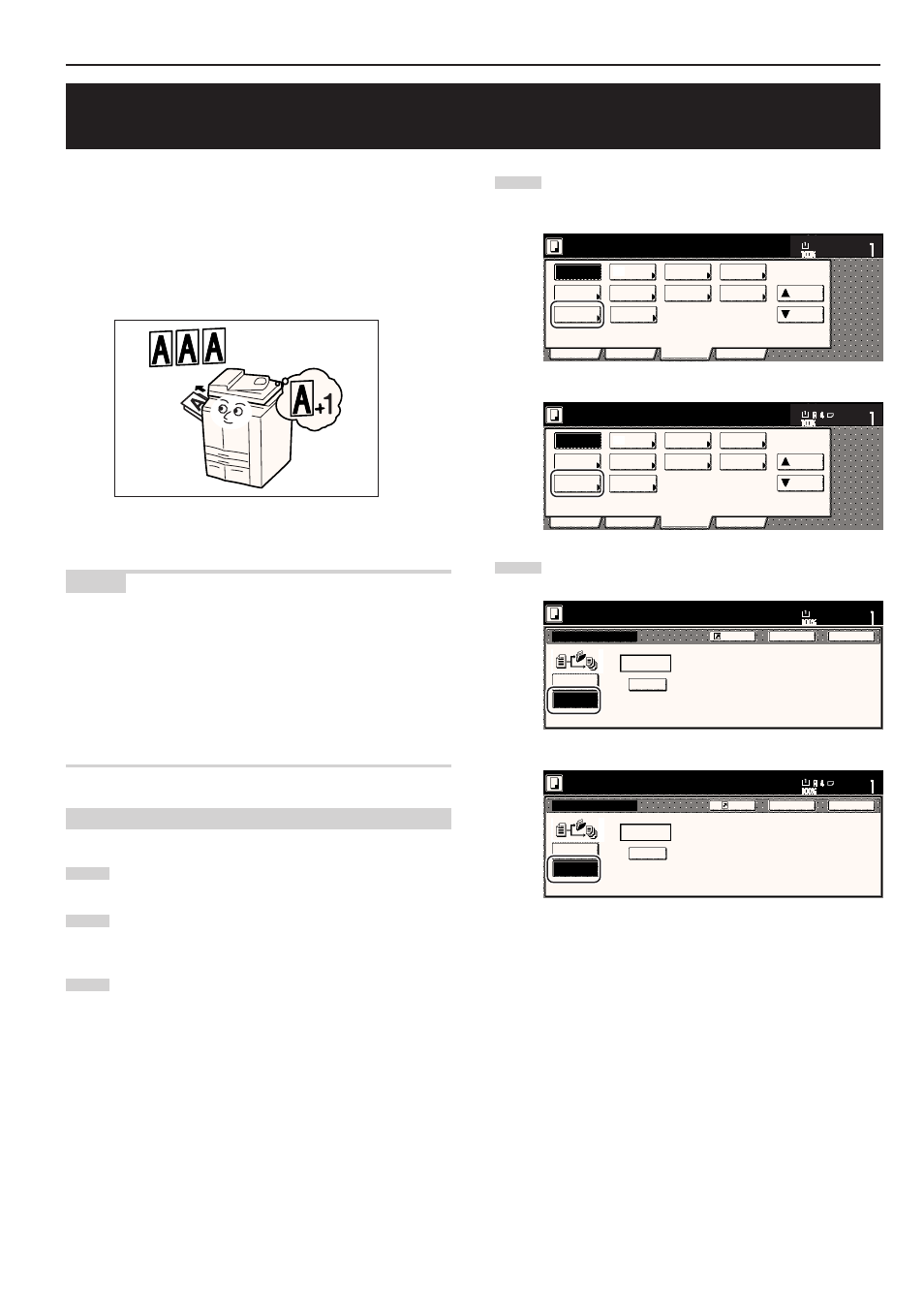 1) registering a copy job for repeat copying, Ready to copy | TA Triumph-Adler DC 2045 User Manual | Page 85 / 244
