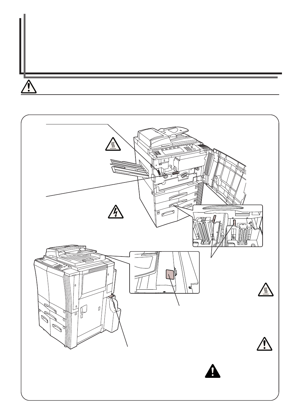 Caution labels | TA Triumph-Adler DC 2045 User Manual | Page 9 / 244