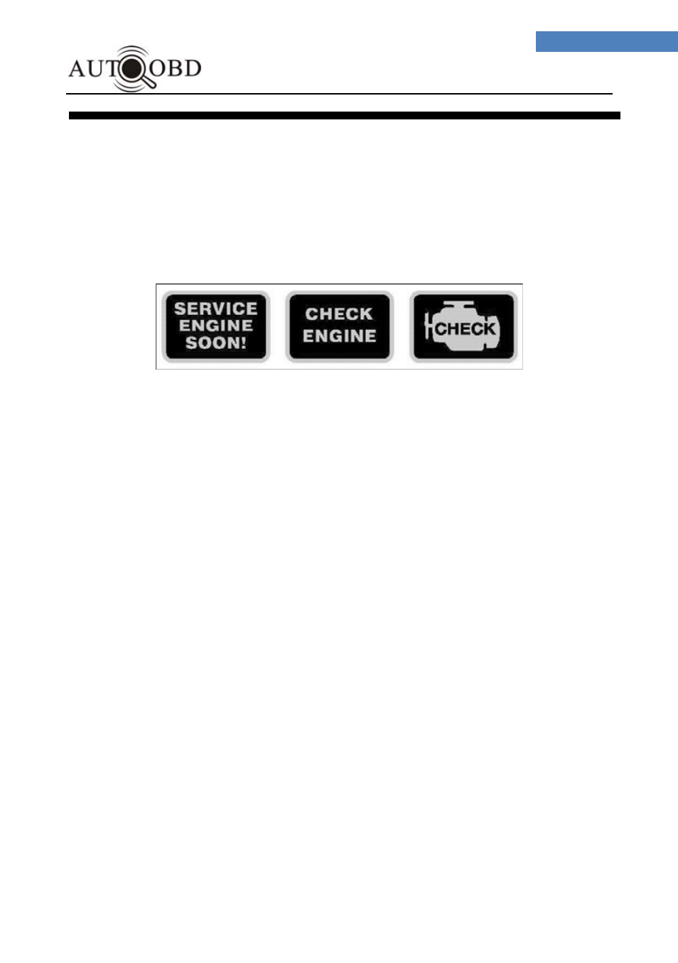 18 - malfunction indicator lamp (mil) | Daewoo AD100 User Manual | Page 18 / 66