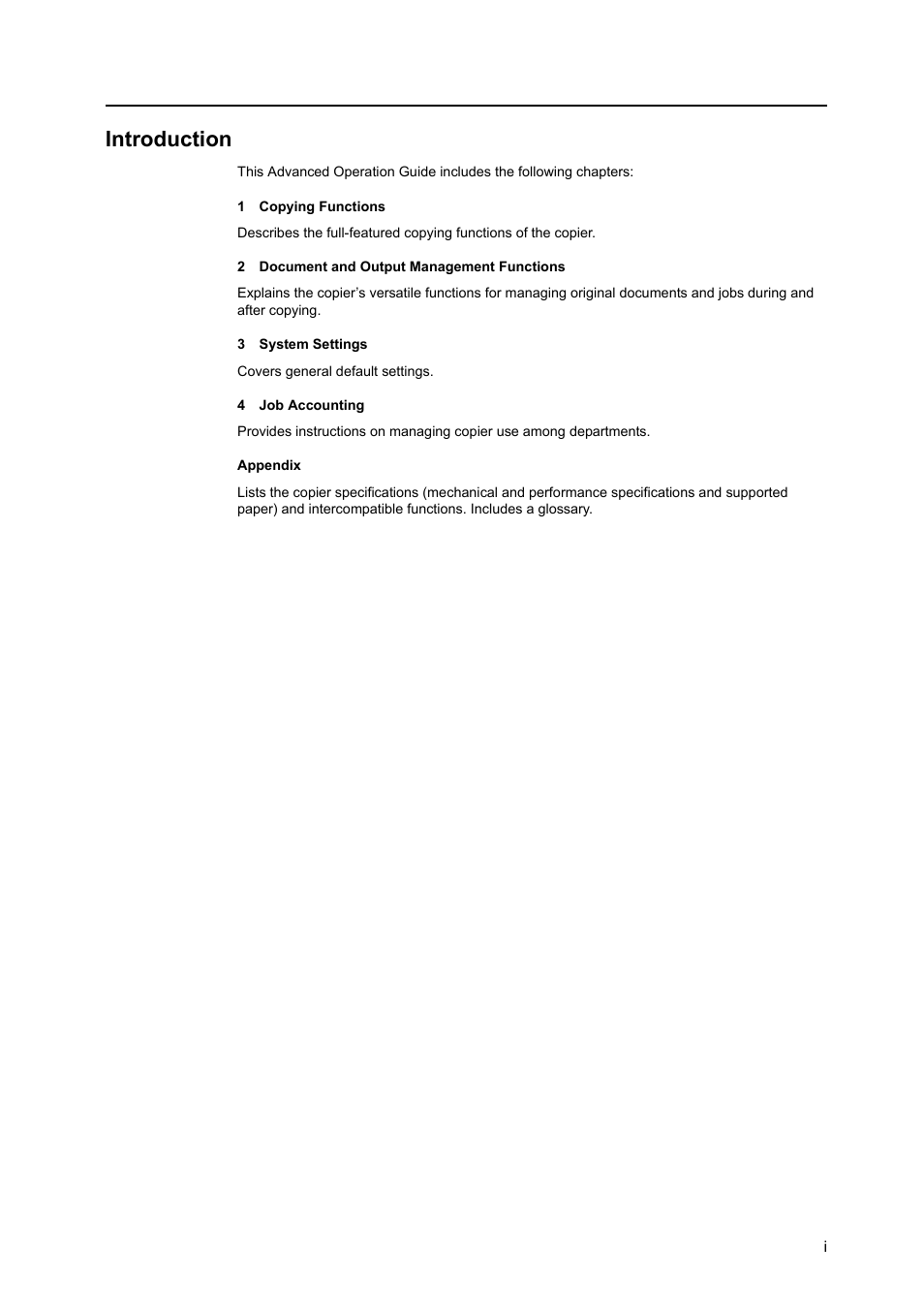 Introduction | TA Triumph-Adler DC 2060 User Manual | Page 3 / 210