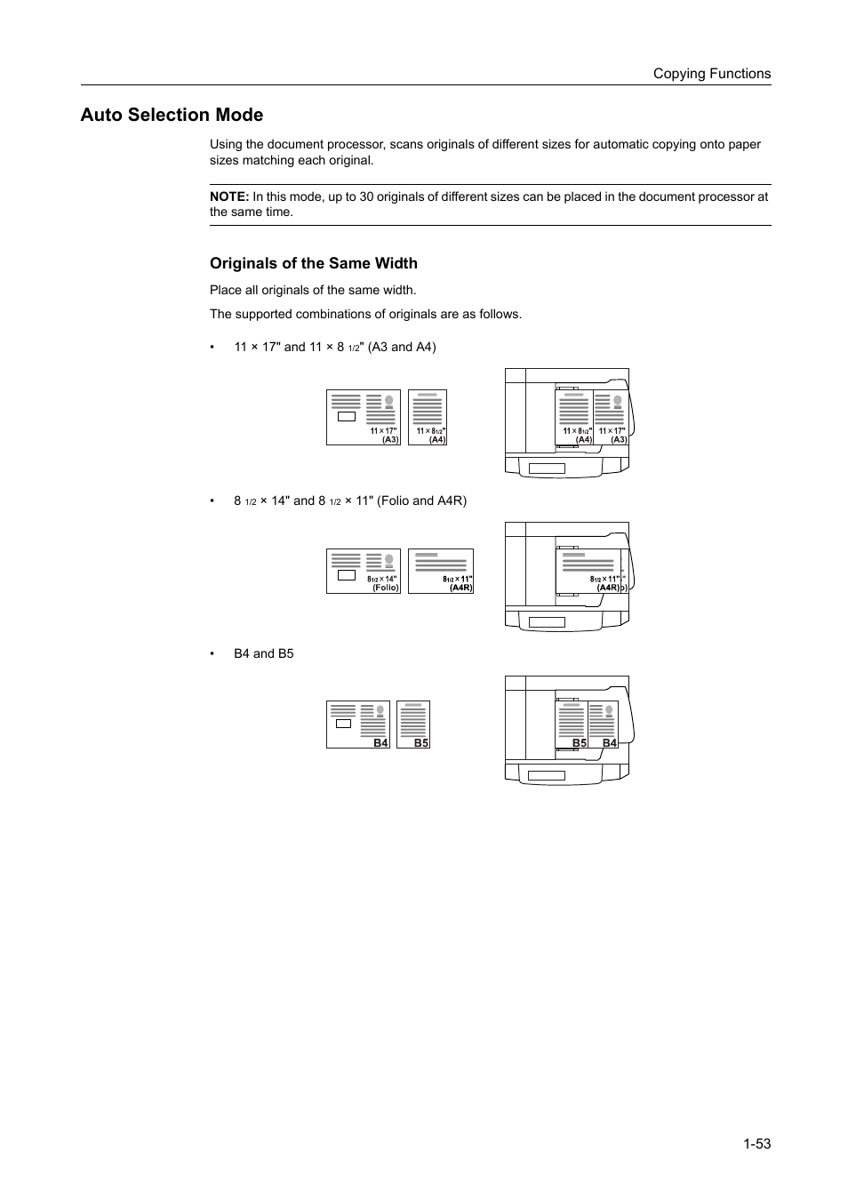 Auto selection mode, Auto selection mode -53 | TA Triumph-Adler DC 2060 User Manual | Page 59 / 210