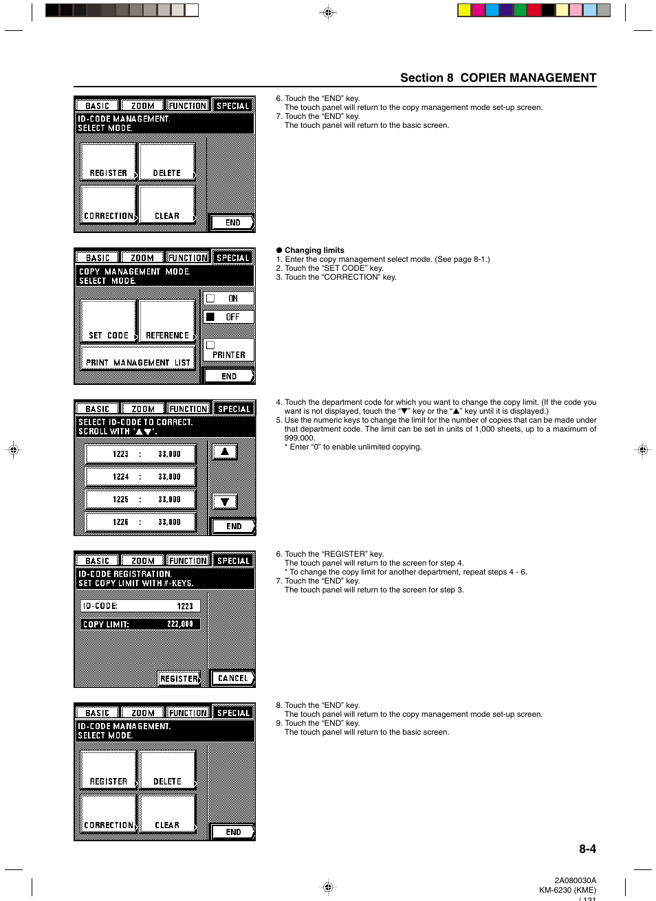 TA Triumph-Adler DC 2062 User Manual | Page 101 / 165