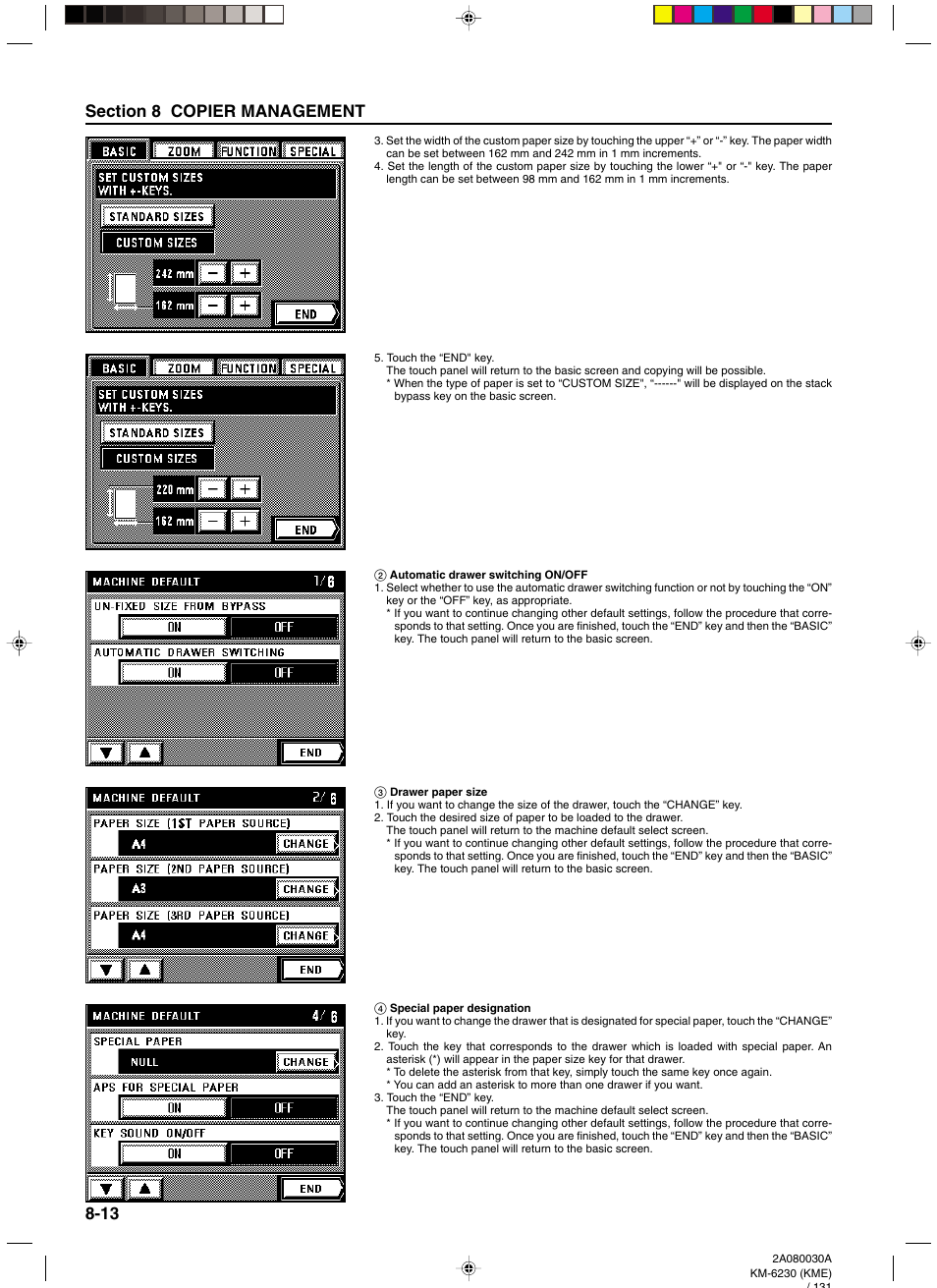 TA Triumph-Adler DC 2062 User Manual | Page 110 / 165
